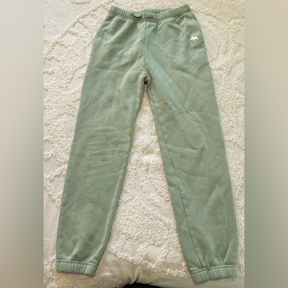 Abercrombie Kids Green Sweatpants - Picture 1 of 3